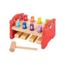 Tooky Toy Vakondhajsza kalapálós fajáték készségfejlesztő