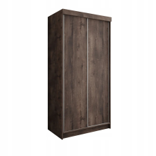  TOP B-25  Tolóajtós Szekrény 100x200x62 - Sötét hamu bútor