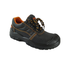  TOP DERBY S1P SRC védőfélcipő, narancs bélés, acél orrmerevítő és talplemez, fekete, 36 munkavédelmi cipő