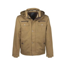 TOP ELITE Kabát bélelt, 6 külső zseb (100%pamut) TOP ELITE LENOX, teve barna, 3XL