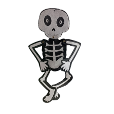 TOP HAUS Filc csontváz 60 cm party kellék