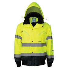 TOP Pilóta dzseki 4:1 (100%poliészter) TOP HAWK FLUO, fluo srága/sötétkék, XL