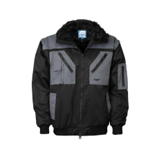 TOP Pilóta Dzseki 4:1 (60%pamut) TOP FALCON 2, fekete/szürke, XL