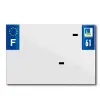 TOP PLAQ műanyag csík PVC rendszámtáblához cégnévvel (motorkerékpár méret 210x145) - DEPT 61 - Európa (db-ra értékesítve) TOP PLAQ  Vázak, idomok, kiegészítők Rendszámtábla tartók