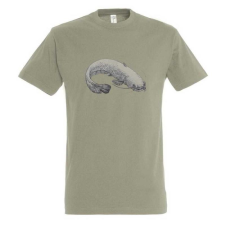 TOP Póló (harcsa mintával) kereknyakú (100%pamut 190gr/m2) TOP, khaki, S munkaruha