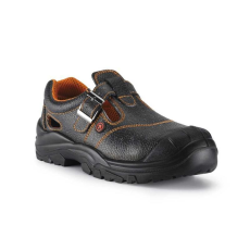 TOP Szandál S1P SRC narancs bélés acél orrmerevítő TOP MANILA, fekete, 39