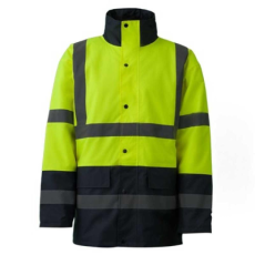 TOP Télikabát jólláthatósági vízhatlan (100%poliészter) TOP EAGLE Y, fluo srága, 2XL