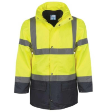 TOP Télikabát multifunkcionális (100%poliészter) TOP MULTI FLUO-Y, fluo sárga, 5XL