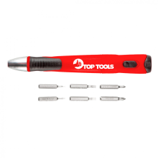 Top Tools 39D197 Műszerész, Precíziós Csavarhúzó Készlet 7Az1-Ben csavarhúzó