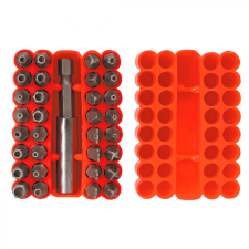 Top Tools bitkészlet mágneses toldószárral 33r. barkácsgép tartozék