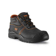 TOP Védőbakancs S3 SRC narancs bélés acél orrmerevítő TOP FORREST-MID, fekete, 37
