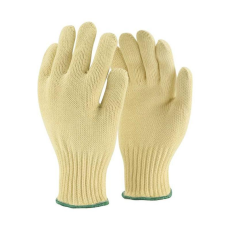TOP Védőkesztyű hőálló vágásbiztos 100% para-aramid, sárga, 10