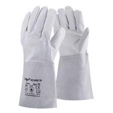 TOP WELDING CW hegesztőkesztyű, 15 cm bivalybőr mandzsetta, szürke védőkesztyű