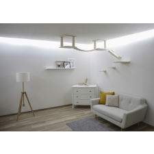  Top XL macska játszóterület, fehér plafonra szerelhető macskafelszerelés