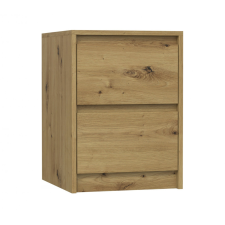 Topeshop Éjjeliszekrény - Holzmeister K2 - arany tölgy bútor
