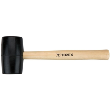 Topex 02A344 gumikalapács, kerek, 450 g kalapács