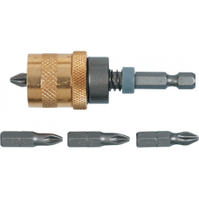 Topex 39D340 Behajtófej 1/4" Gipszkatonhoz, Bitekkel (39D340) szerszám kiegészítő