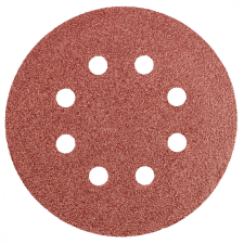 Topex-Graphite GRAPHITE Csiszolópapír, tépőzáras 125mm, K60, 5db 8 lyukkal barkácsgép tartozék