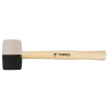 Topex GUMIKALAPÁCS 50mm 450GR FEH.-FEK. TOPEX