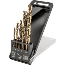 Topex HSS-Co Fém Fúrószár, 4,0 - 10 mm, 5 db (57H086) szerszám kiegészítő