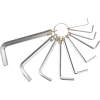 Topex imbuszkulcskészlet cv 1.5-10mm (18db/készlet)