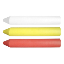 Topex Jelölőkréta vegyes készlet (fehér/sárga/piros) 13 x 85mm, 3 db kréta