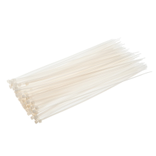 Topex KÁBELKÖTEGELŐ, gyorskötöző, 2,5mm x 100mm, fehér, 100db barkácsolás, csiszolás, rögzítés
