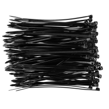 Topex KÁBELKÖTEGELŐ, gyorskötöző, 2,5mm x 100mm, fekete, 100db barkácsolás, csiszolás, rögzítés