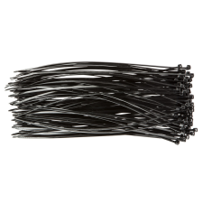 Topex KÁBELKÖTEGELŐ, gyorskötöző, 2,5mm x 200mm, fekete, 100db barkácsolás, csiszolás, rögzítés