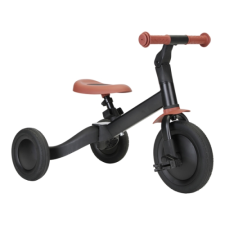 Topmark KAYA - Átalakítható tricikli gyerekeknek - fekete/barna tricikli