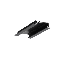 TOPMET LED profil FLAT8 H/UX 1000 mm eloxált fekete világítási kellék