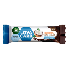 Topnatur - Low Carb szelet, kókuszos étcsokoládéban, 40 g reform élelmiszer