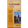 Topográf Kiadó Szolnok térkép, Szolnok várostérkép Topográf hajtogatott