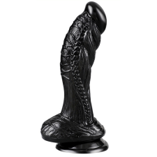 Toppedmonster Dildo Monster Seemus 15 x 4.5cm fekete műpénisz, dildó