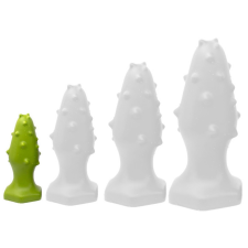 Toppedmonster Monster Spike S – Zöld szilikon anális dugó (8x3,5cm) műpénisz, dildó