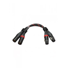 Topping XLR Hosszabbító Fekete 25cm MG-TPPNG-TCX1-25 kábel és adapter