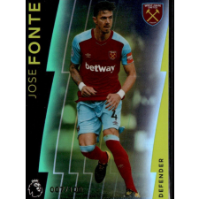Topps 2016 Topps English Premier League Platinum Green #97 Jose Fonte 007/100 gyűjthető kártya