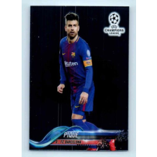 Topps 2017-18 Topps Champions League Chrome Base #60 Pique gyűjthető kártya