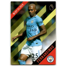 Topps 2017-18 Topps English Premier League Gold Yellow #79 Fernandinho gyűjthető kártya
