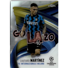 Topps 2020 Topps Chrome UEFA Champions League Golazo #0 Lautaro Martínez gyűjthető kártya