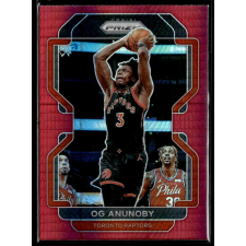 Topps 2021-23 Panini Prizm Red Hyper #206 OG Anunoby gyűjthető kártya