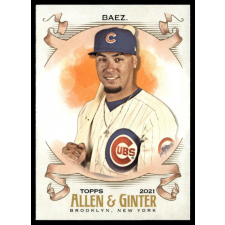 Topps 2021-23 Topps Allen and Ginter #65 Javier Baez gyűjthető kártya