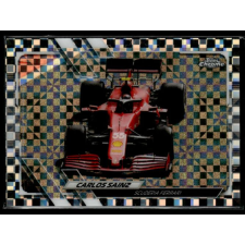Topps 2021 Topps Chrome Formula 1 Racing Checker Flag #107 Carlos Sainz gyűjthető kártya
