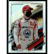 Topps 2021 Topps Chrome Formula 1 Racing Refractor #57 Nikita Mazepin gyűjthető kártya