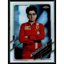 Topps 2021 Topps Chrome Formula 1 Racing Refractor #83 Mattia Binotto gyűjthető kártya