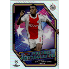 Topps 2021 Topps Finest UEFA Champions League Prized Footballers #PFF-11 Ryan Gravenberch gyűjthető kártya