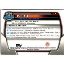 Topps 2022-23 Bowman Chrome University #19 PJ Hall gyűjthető kártya