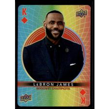 Topps 2022-23 Upper Deck Goodwin Champions Playing Card #KING-DIAMOND LeBron James gyűjthető kártya