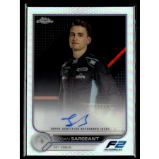 Topps 2022 Topps Chrome Formula 1 Autographs #CAC-LS2 Logan Sargeant gyűjthető kártya