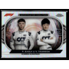 Topps 2022 Topps Chrome Formula 1 Constructors Coalition #CC-AT Pierre Gasly/Yuki Tsunoda